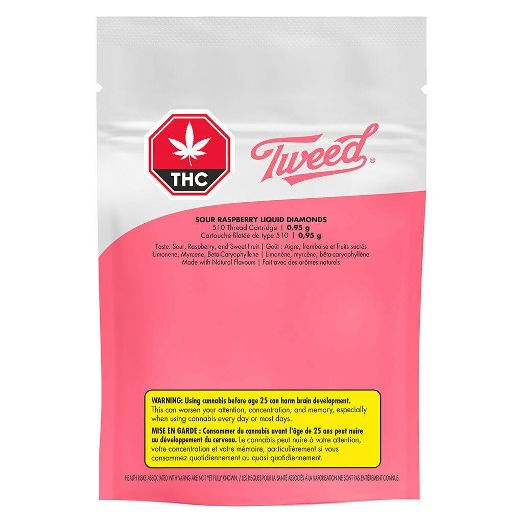 Sour Raspberry Liquid Diamonds 510 Thread Cartridge - 0.95g