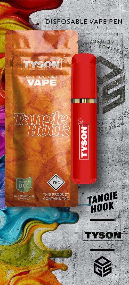 Tangie Hook Disposable 1g (Sativa) | Tyson 2.0