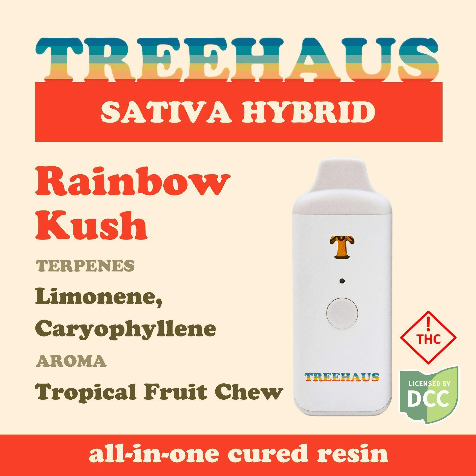 Rainbow Kush AIO Cured Resin 1g (Sativa Hybrid) | Treehaus