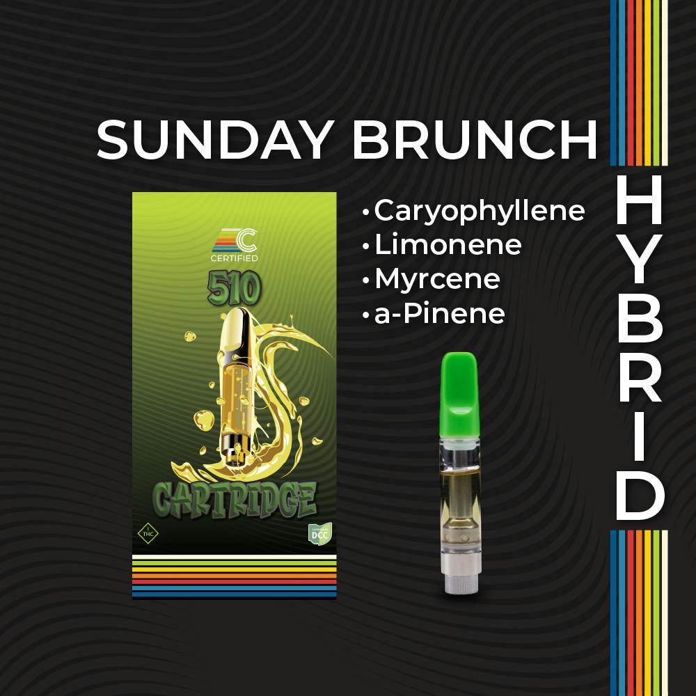 Sunday Brunch Cart 1g (Hybrid) | Certified Cultivators