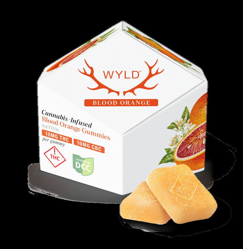 Blood Orange 1:1 THC:CBC Gummies 100mg (Sativa) | Wyld
