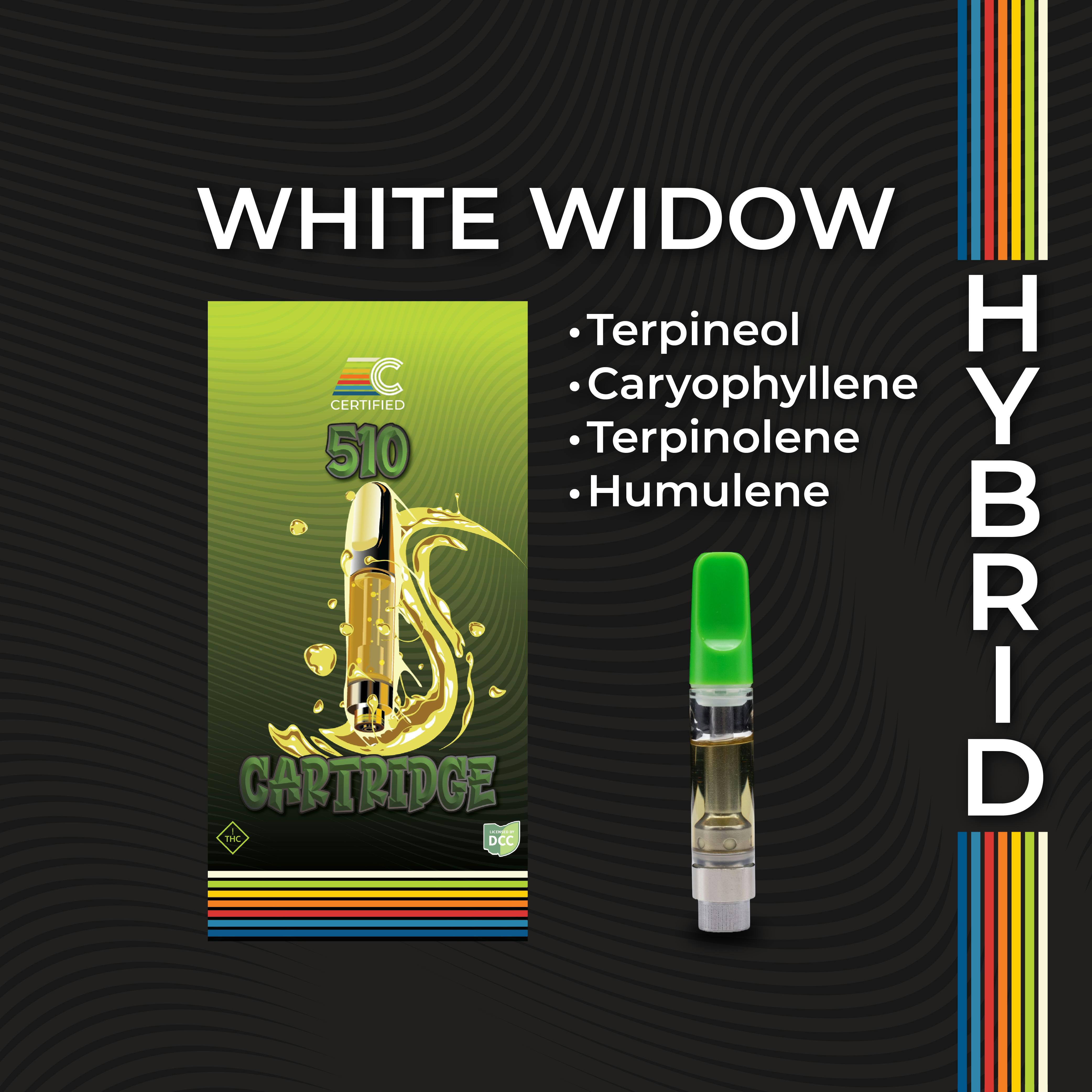 White Widow Cart 1g (Hybrid) | Certified Cultivators