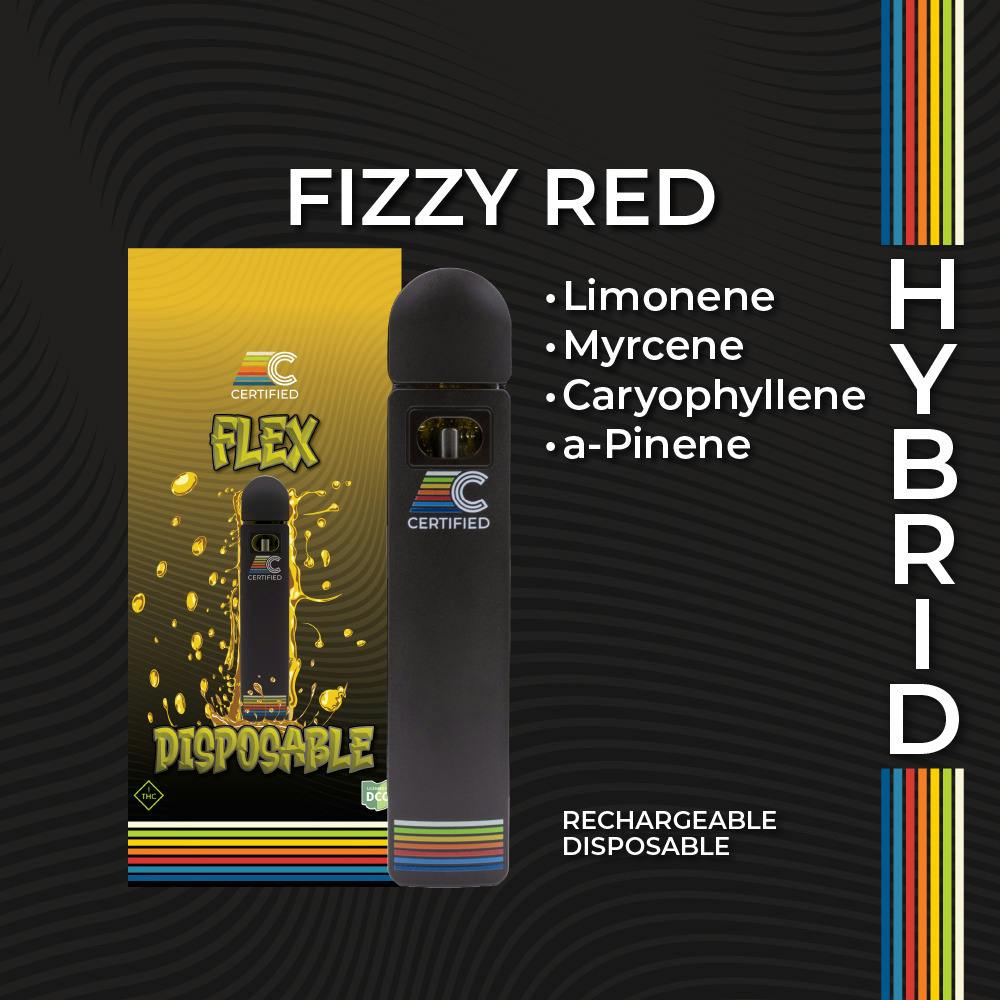 Fizzy Red Flex Disposable 1g (Hybrid) | Certified Cultivators