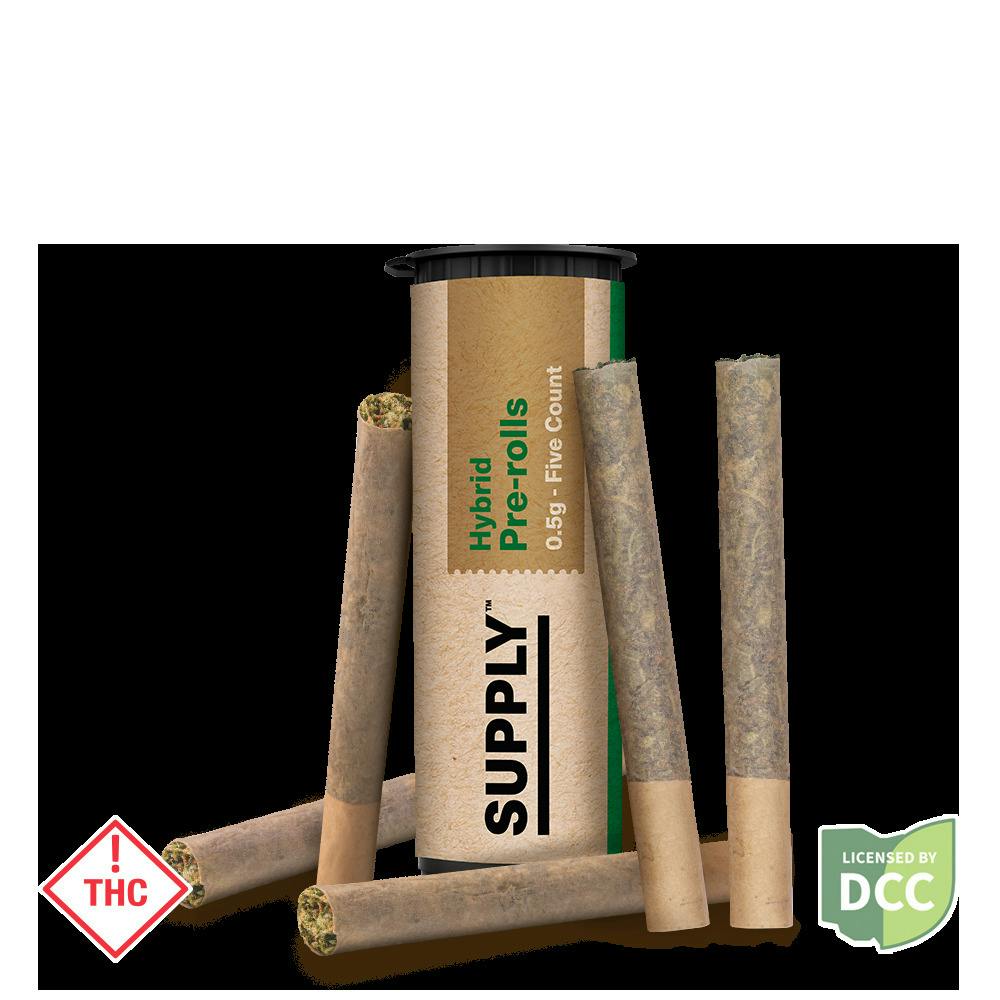 Red Mintz 5 Pack Pre-Rolls 2.5g (Hybrid) | Supply