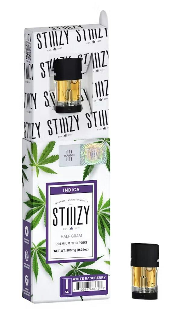 STIIIZY WHITE RASPBERRY 0.5G POD