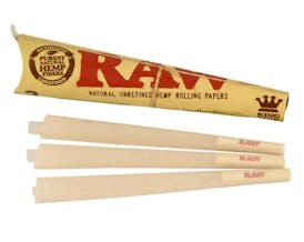 KING SIZE RAW CONE 3PK