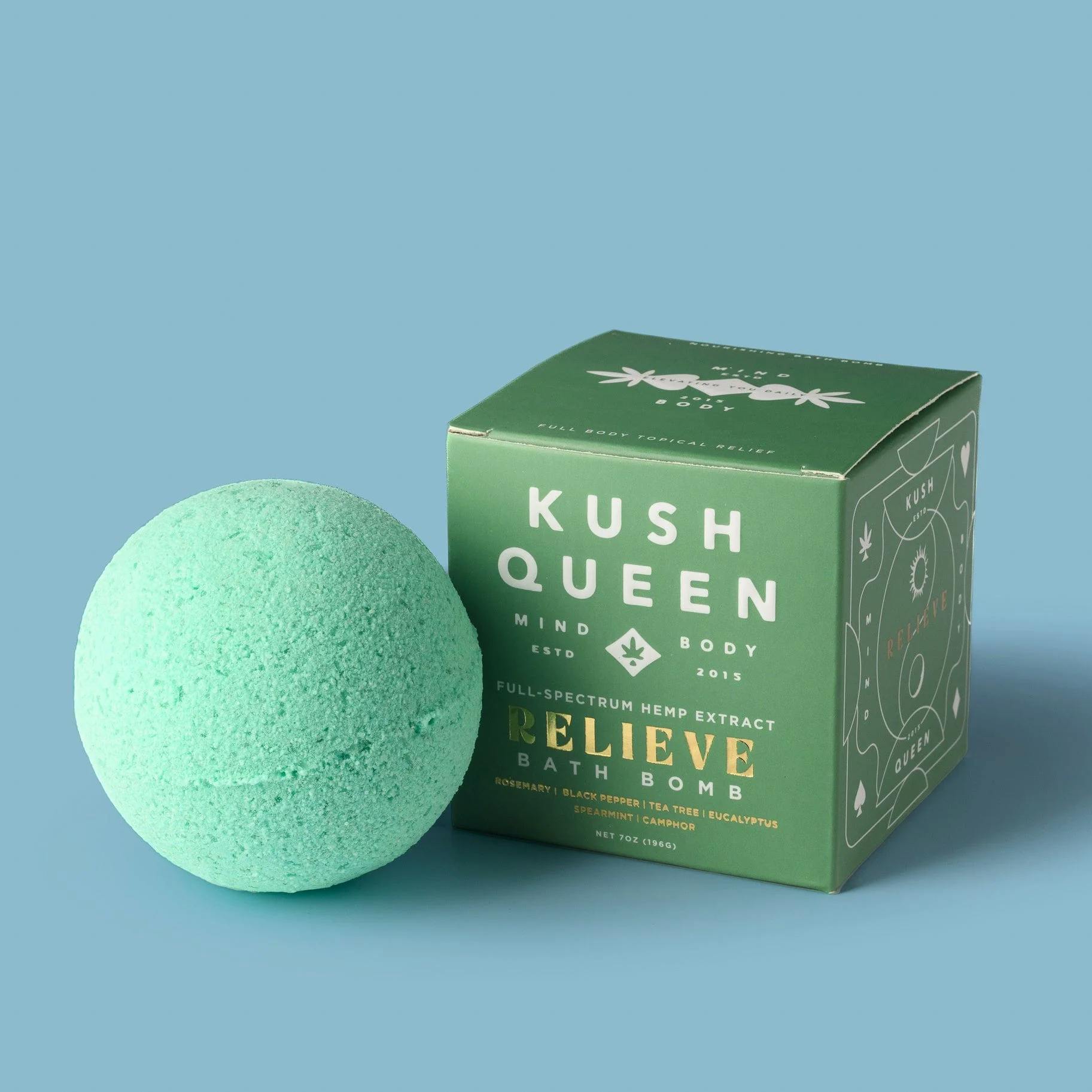 KUSH QUEEN | LEMON OZ KUSH - RELIEVE BATHBOMB