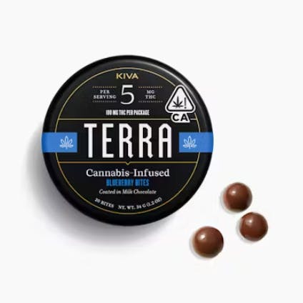 KIVA'S TERRA BITES — Milk Blueberries