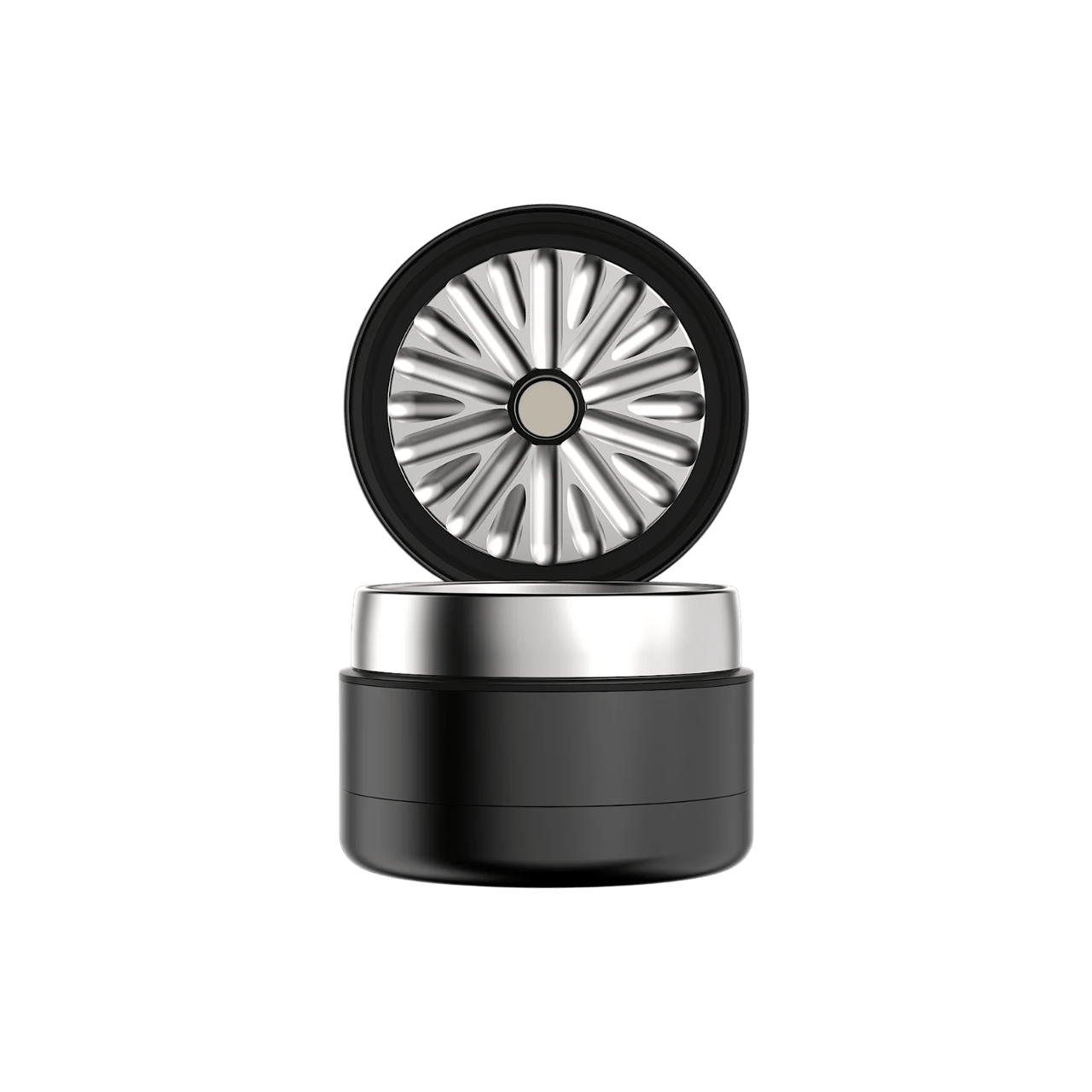 FLOWER MILL | NEXT-GEN PREMIUM 2.5" STAINLESS SERIES - BLACK