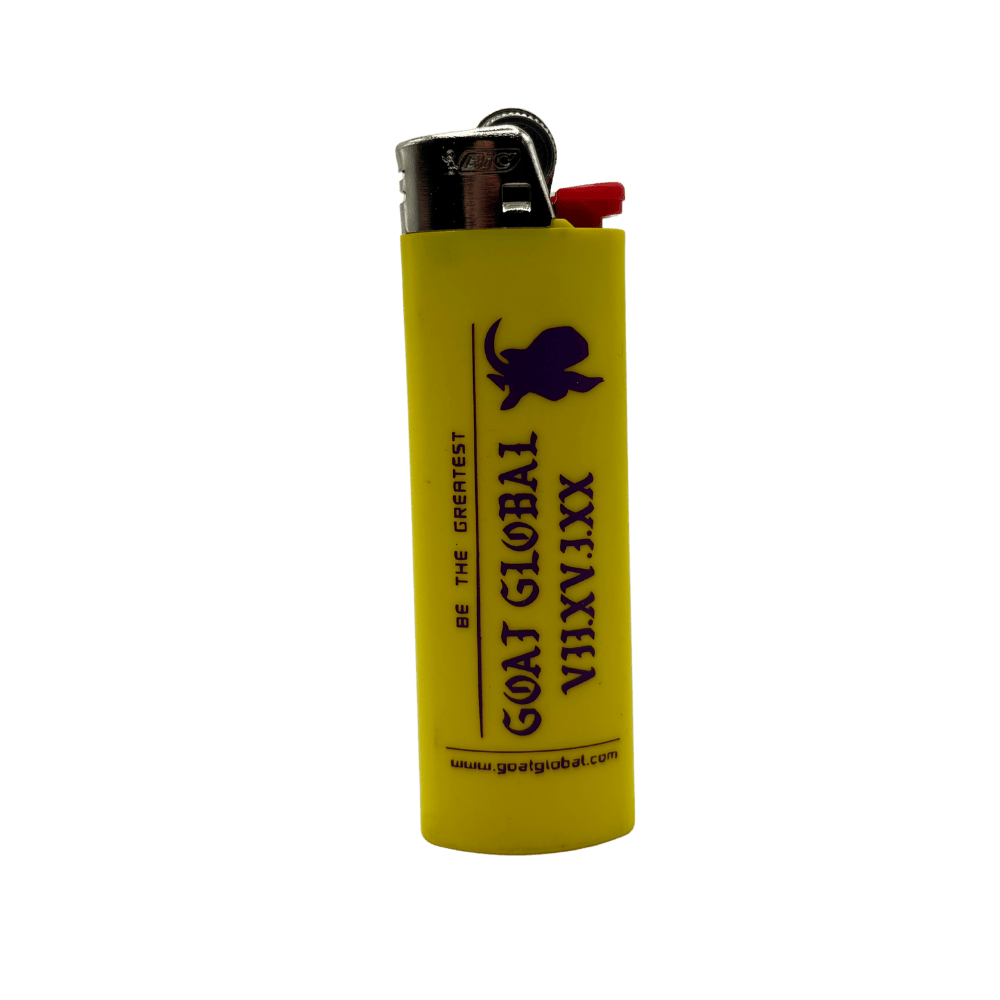 GOAT GLOBAL | YELLOW/PURPLE GOAT LIGHTER