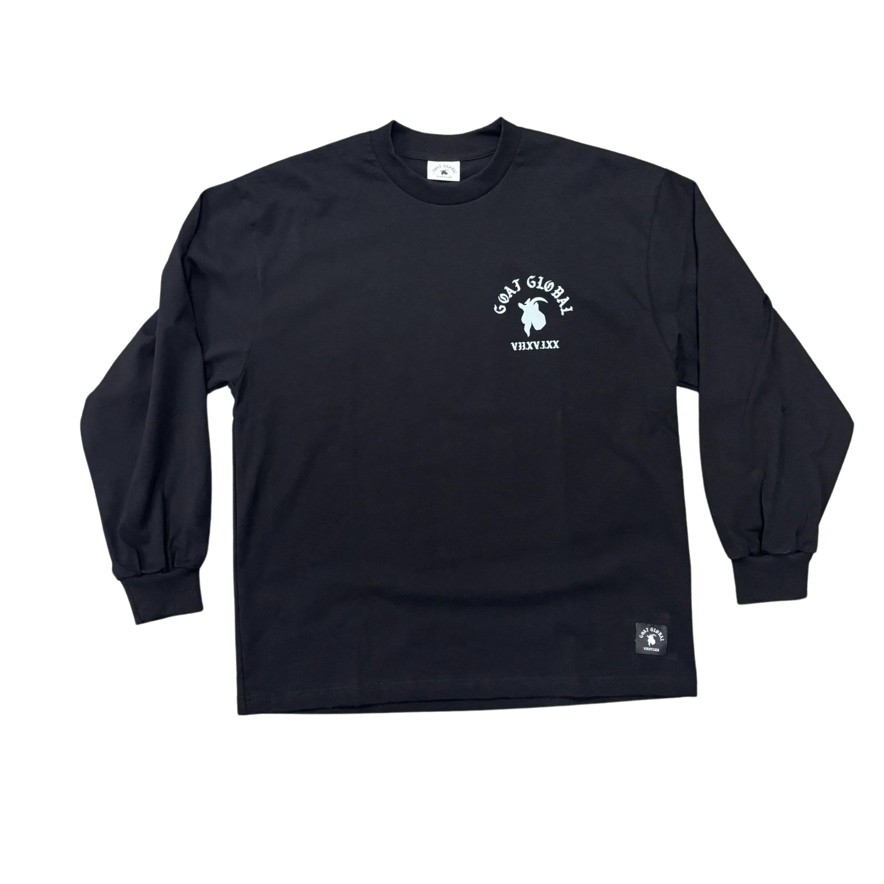 GOAT GLOBAL | GREY GOAT LOGO L/S SHIRT MEDIUM