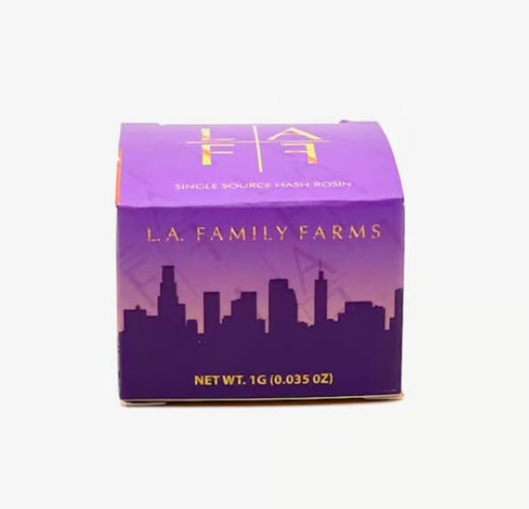 LA FAMILY FARMS ZAMOSA LIVE ROSIN 1G