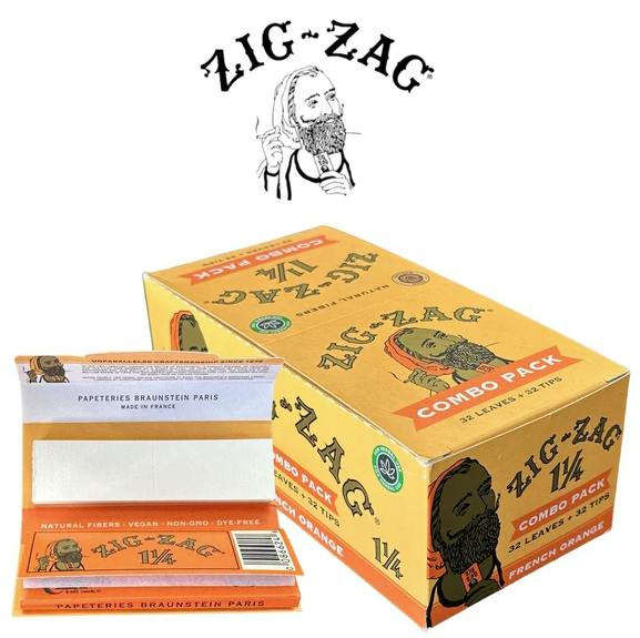 ZIG ZAG 1 1/4 COMBO PACK (PAPERS + TIPS)