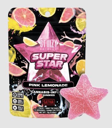 STIIIZY PINK LEMONADE STAR 100MG GUMMY