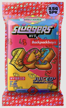 SLUGGERS X BACKPACK BOYZ LCZ 0.7G INFUSED PREROLL 5PK