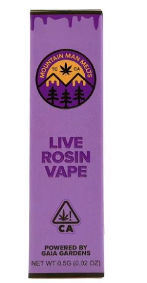 MOUNTAIN MAN MELTS AMARELO 0.5G LIVE ROSIN AIO