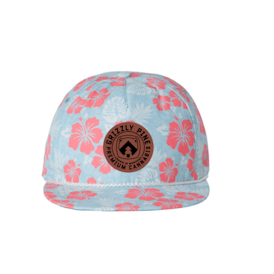 Hawai'in Sky Floral Rope Hat