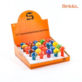 SirEEL 2.5" Assorted Glass Hand Pipe