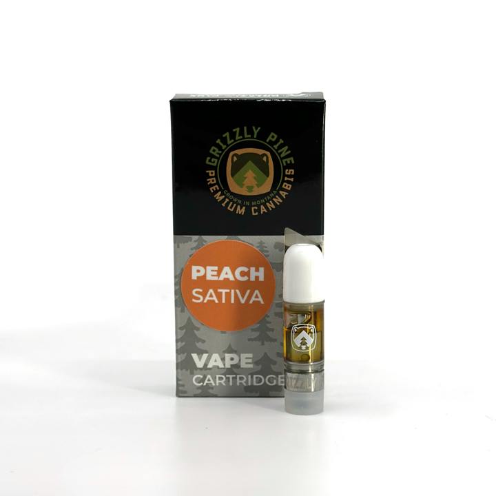 Peach Distillate Cart - 0.5g at Grizzly Pine