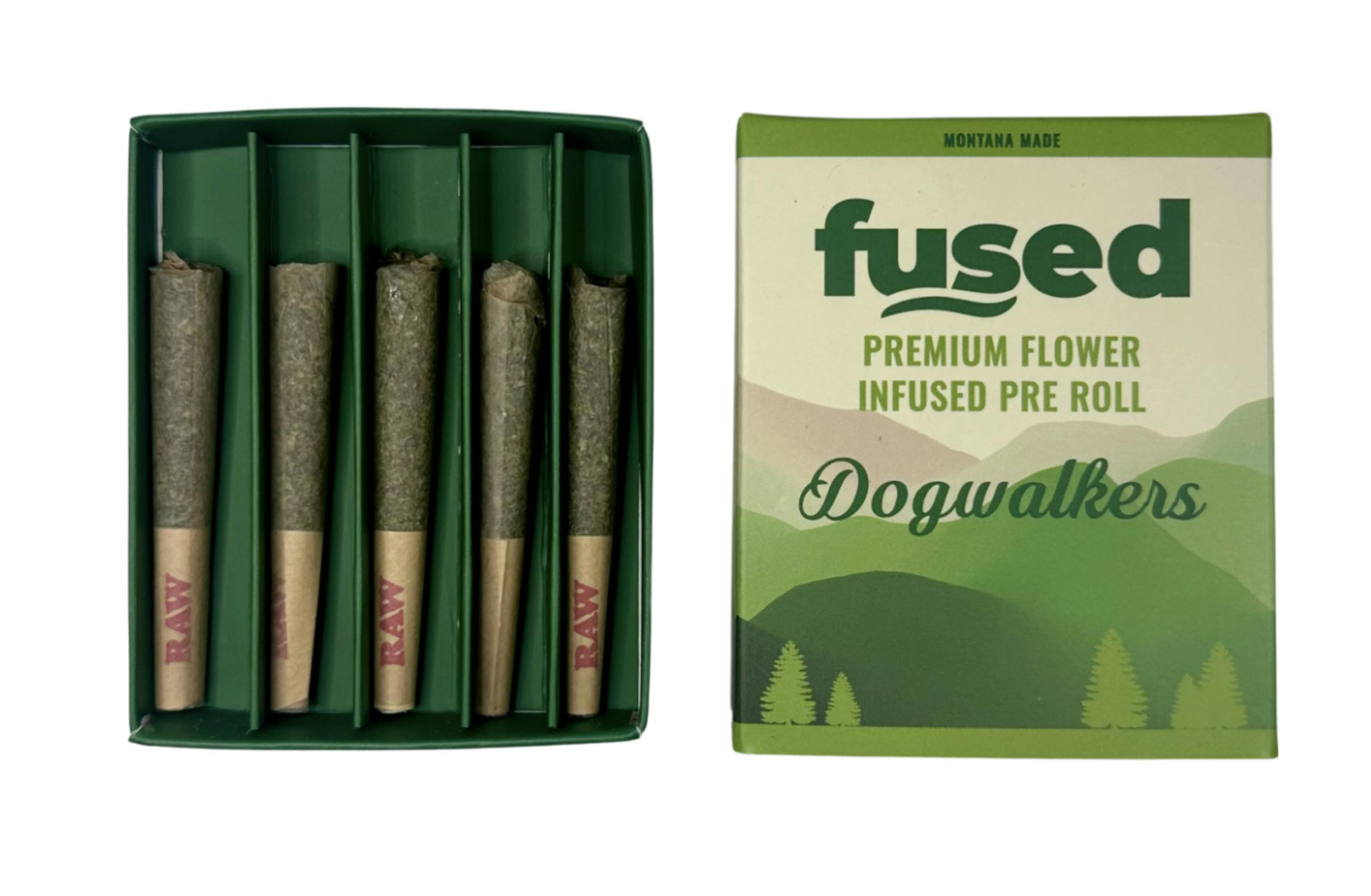 Fused Infused Dogwalkers 5pk - Green Unicorn