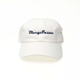 Apparel - Blazy Brands - White Dad Hat w/ Black Blazy Susan