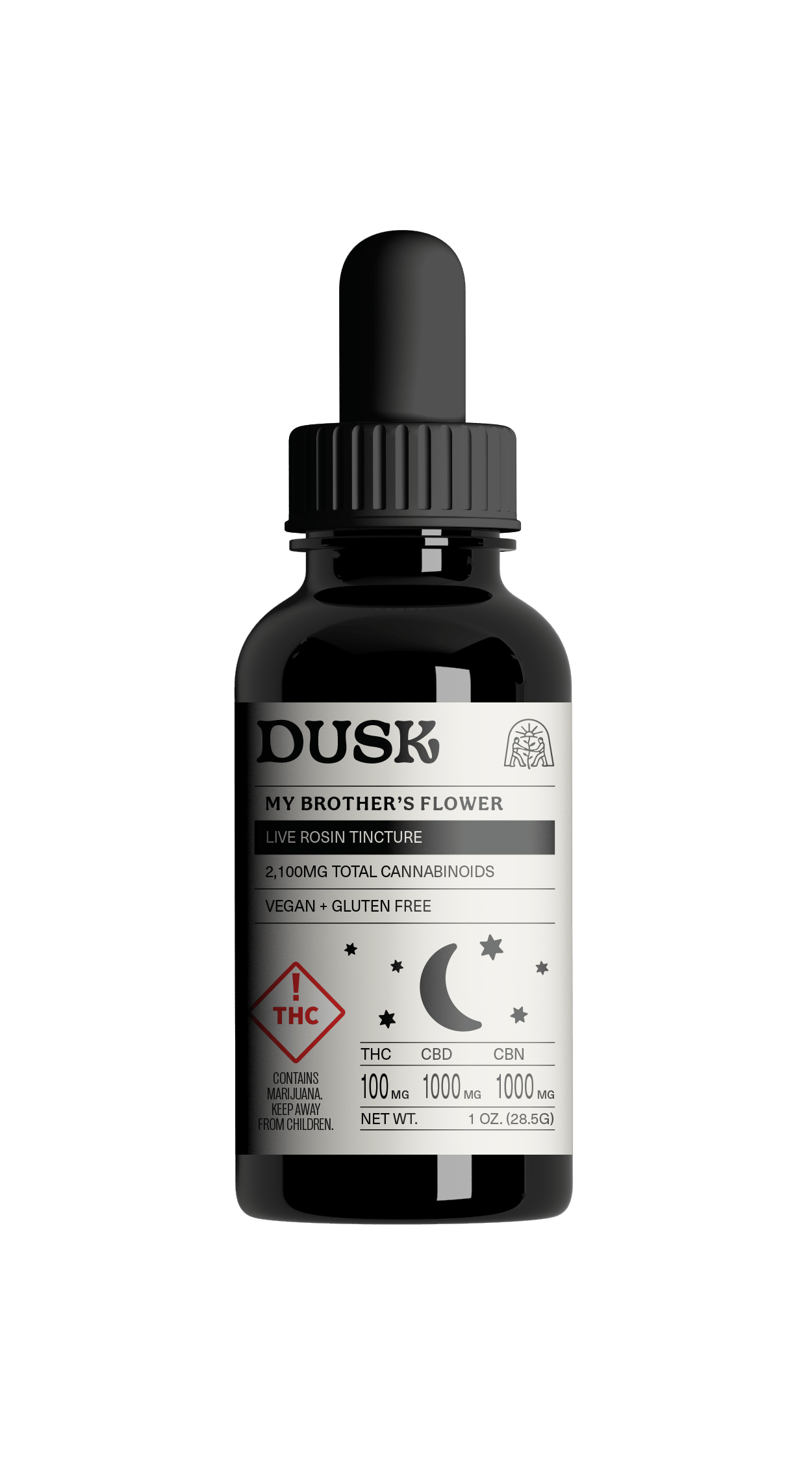 MED MBF Rosin Dusk Tincture 500mg THC : 1,000mg CBD : 1,000 CBN