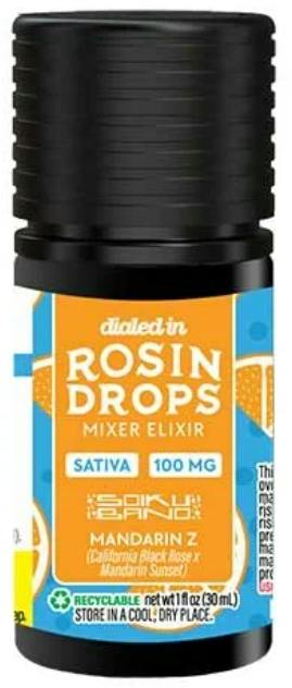 Dialed In Rosin Drops - Sativa 100mg