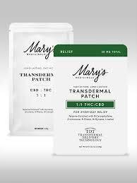 Mary's Medicinals Relief 1:1 THC:CBD Transdermal Patches 10ct (100mg)