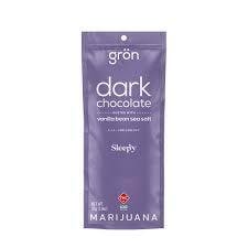 Gron Sleepy Vanilla Bean Dark Chocolate Bar 1:1:1 CBD:CBN:THC