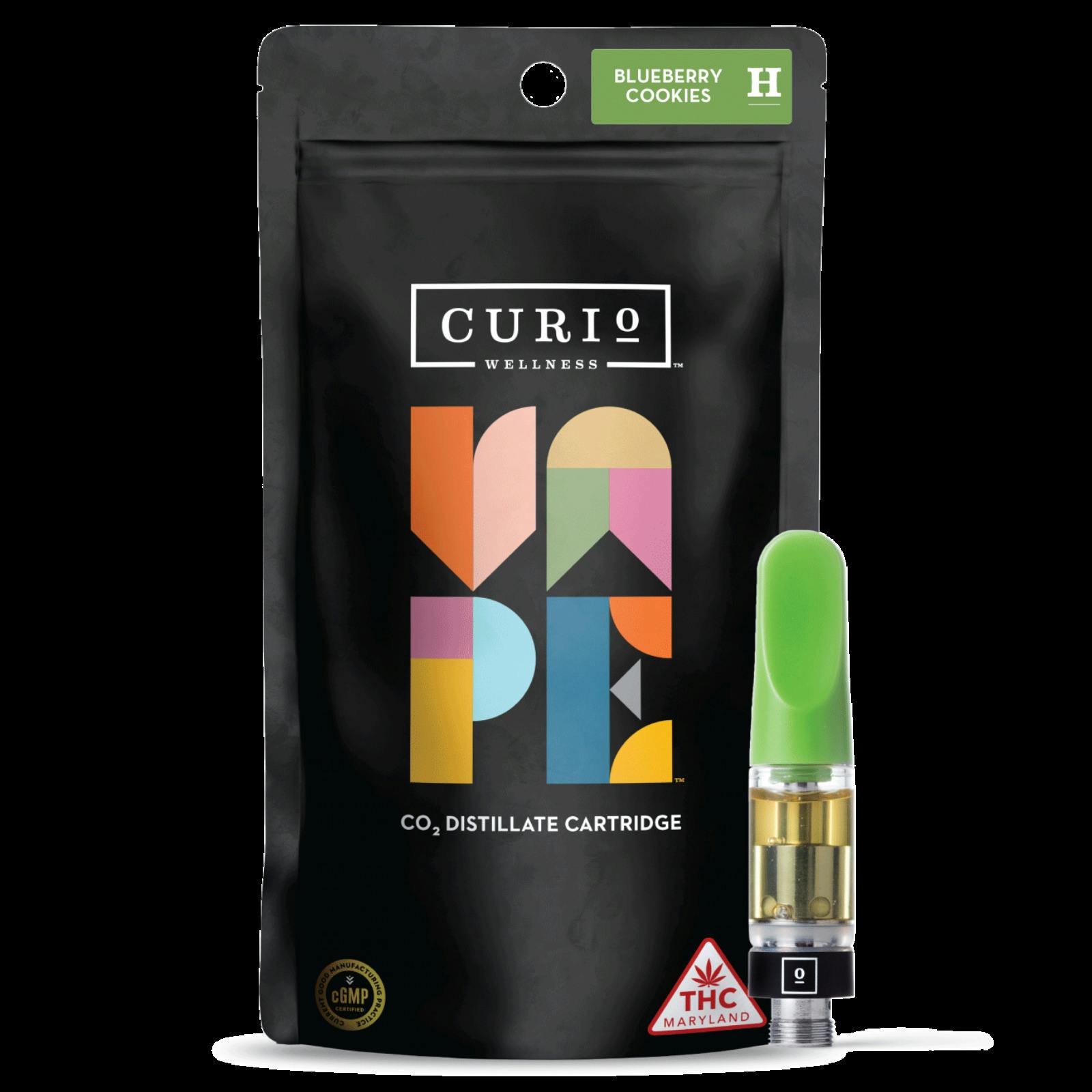 Curio Wellness Blueberry Cookies Vape Cart