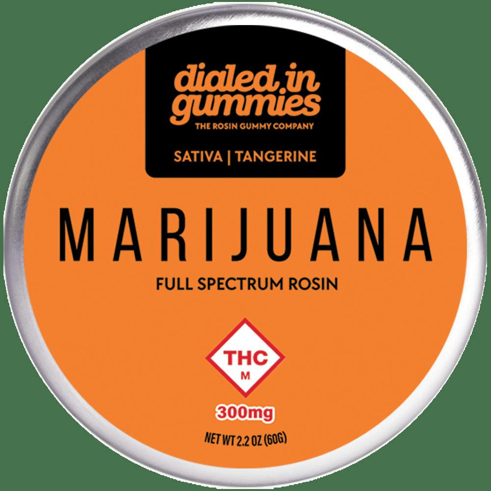 Dialed In Tangerine Live Rosin Gummies 10pk