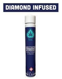 Teal Blockberry Diamond Infused Preroll