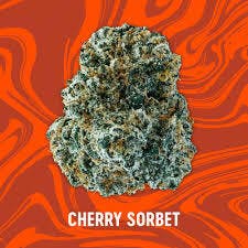 Vivid Cherry Sorbet Deli Flower at Stairway Cannabis Branson