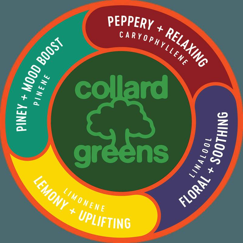 Vivid Collard Greens Deli Flower 1 at Stairway Cannabis Branson