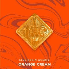 Vivid Orange Creamsicle Live Resin Gummies