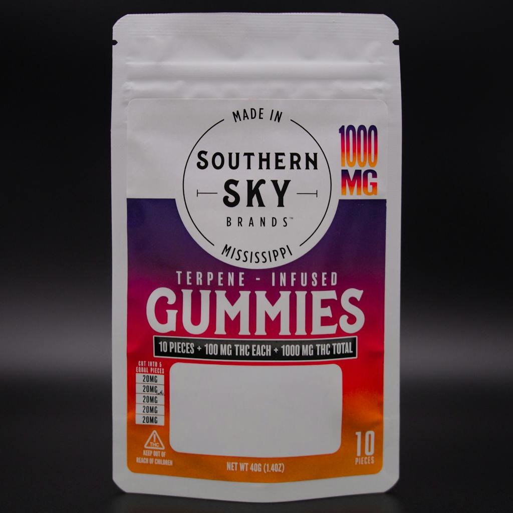 Southern Sky Brands | 1000mg | Peach Berry | Cannabis-Infused Gummies cannabis product