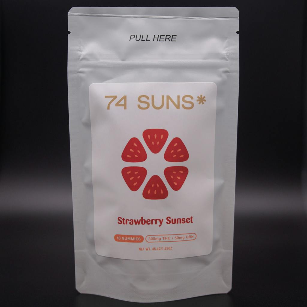 74 Suns | 300mg | Strawberry Sunset | CBN | 10pk