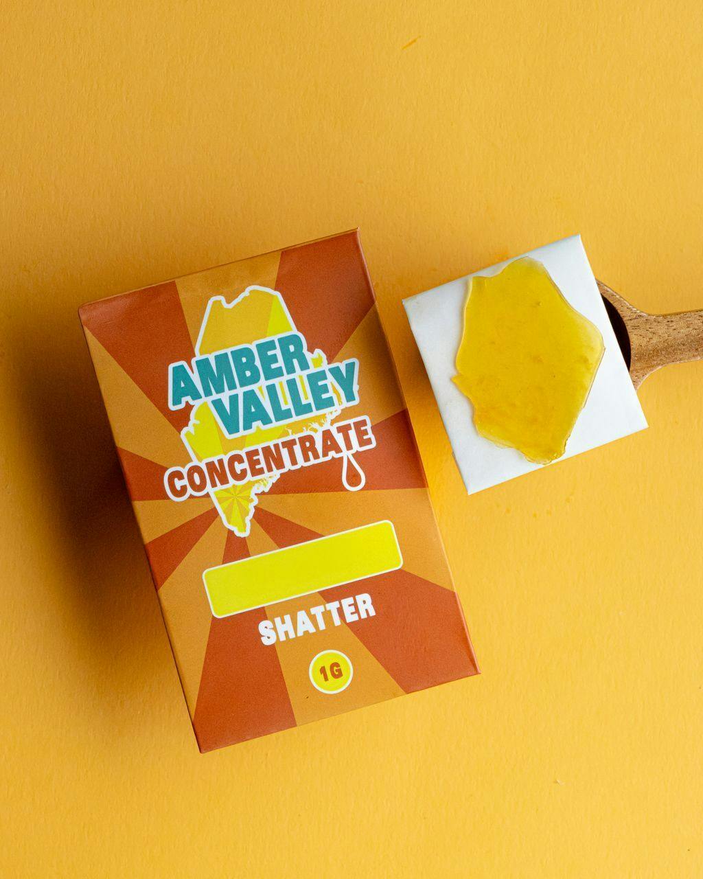 Amber Valley Blue Dream Shatter 1g at Curaleaf Dispensary Ellsworth