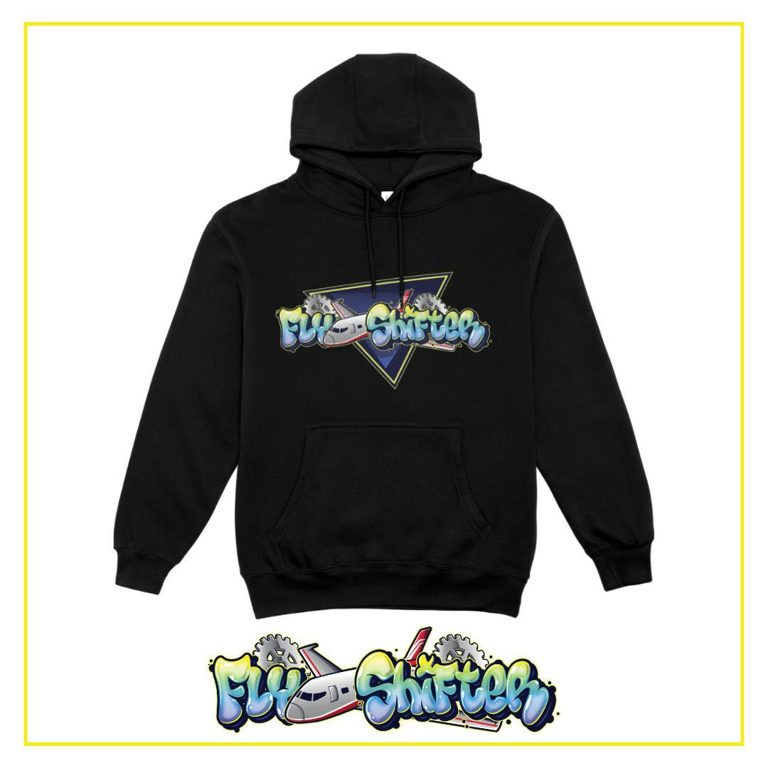 Fly Shifter Black Hoodie L