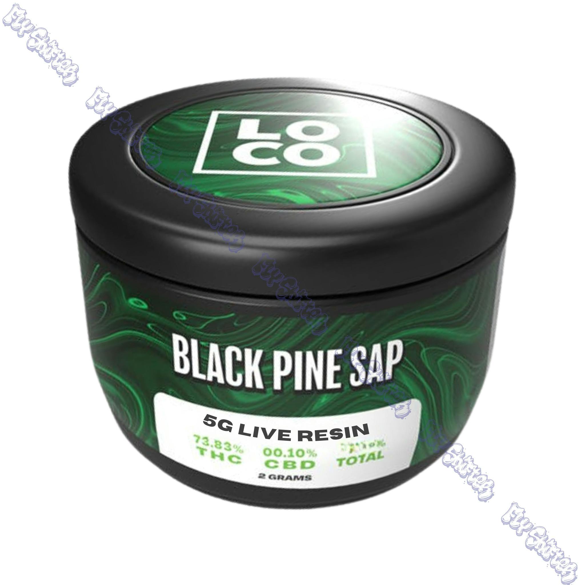 Loco Black Pine Sap Live Resin