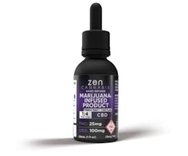 Zen - CBD Tincture - 25mg THC/100mg CBD