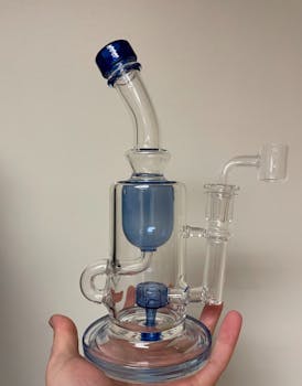 72 - 14mm Glass Dab Rig Water Pipe (Assorted Colors) - $45