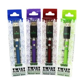 Ooze - Standard Twist Slim - 510-Thread Vape Battery (Assorted Colors)