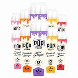 Pop Cones - 1 1/4 Ultra Thin Flavor Cones - 6pk (Assorted)