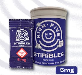 High Five - STiRiBLES - Pure Dissolvable THC Drink Additive - 100mg (20pk)