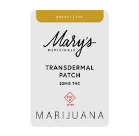 Mary's Medicinals - SATIVA Transdermal THC Patch - 20mg
