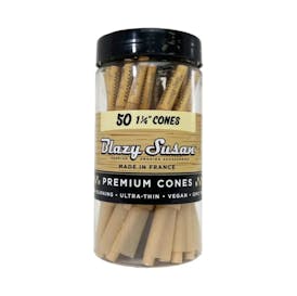 Blazy Susan - Unbleached 1 1/4 Cones - 50pk