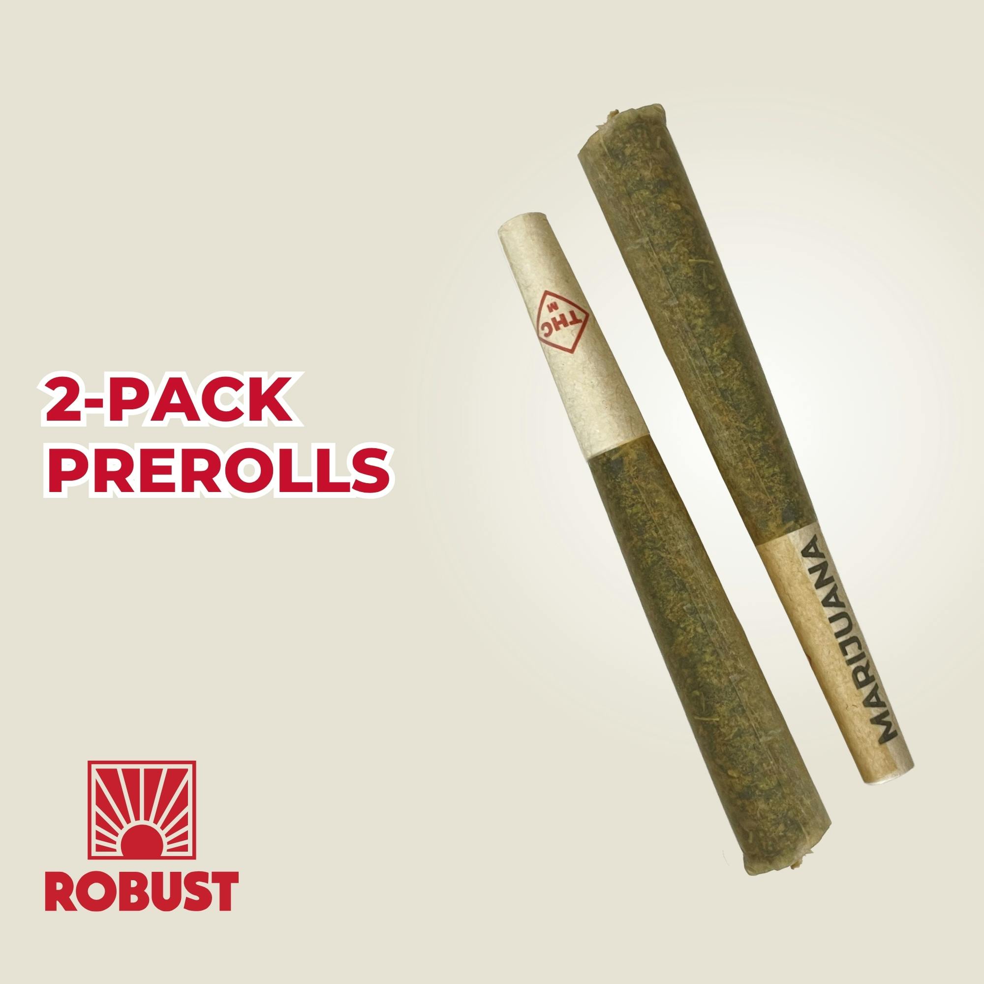 Robust - 0.5g Pre-Roll (2pk) - Lemon Bangerang