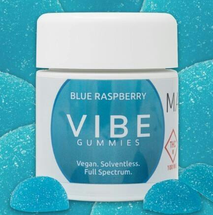 VIBE Cannabis - 250mg Rosin Gummies - Blue Raspberry