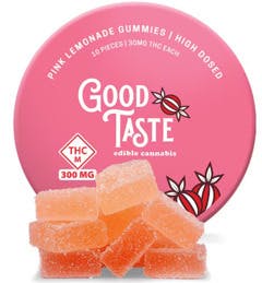 Good Taste - 300mg Gummies (10pk) - Pink Lemonade